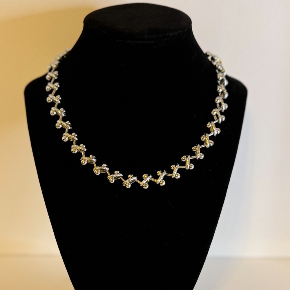 18-20 inch adjustable Silver Jax necklace